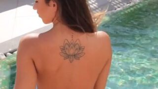 Mikalafuente Naked in the Pool – Onlyfans Tape